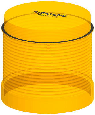 Baliza Col C/Lamp Amar 24Vdc