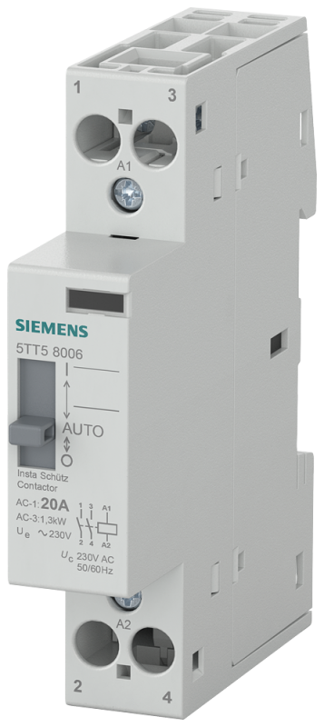 Contactor Din 2X 20A 230Vca 2N