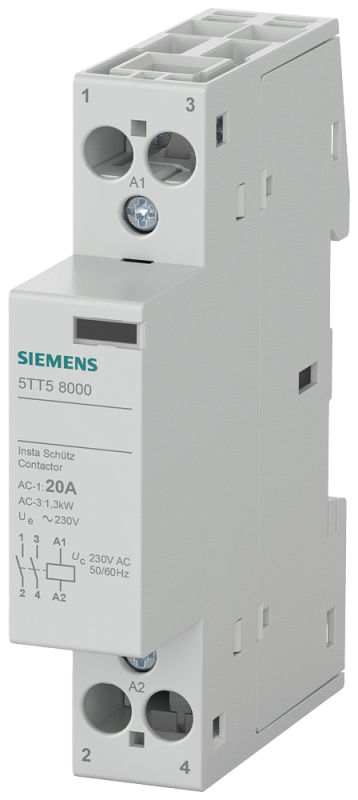 Contactor Din 2Na, Ac-1 20 A,