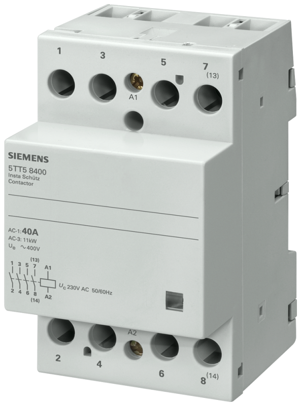 Contactor Din 4X 63A 230Vca 4N