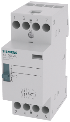 Contactor Din 4X 25A 230Vca 4N