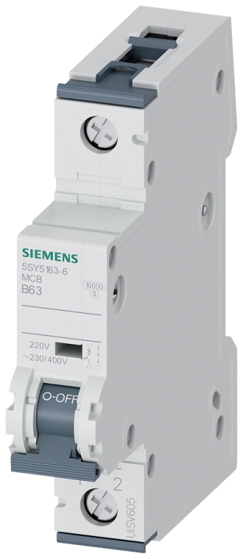 Termomagnetica Din 1X 63A  10K