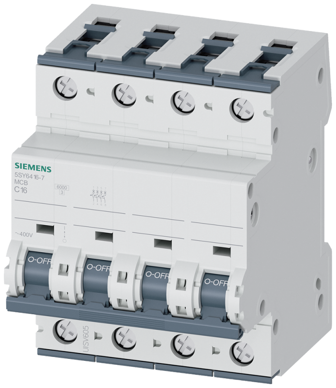 Termomagnetica Din 4X 16A   6K