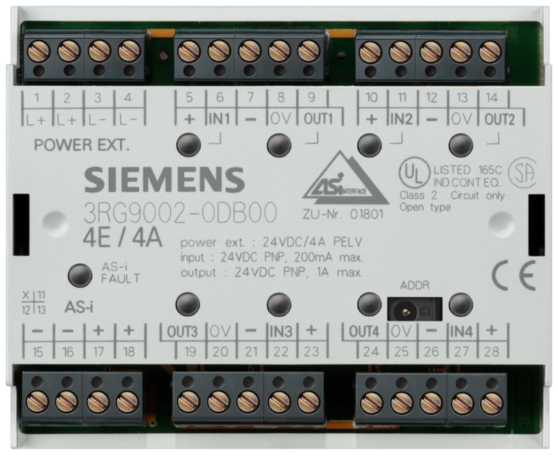 Mod Dig F90 4Ed/4Sd Pnp  24Vdc