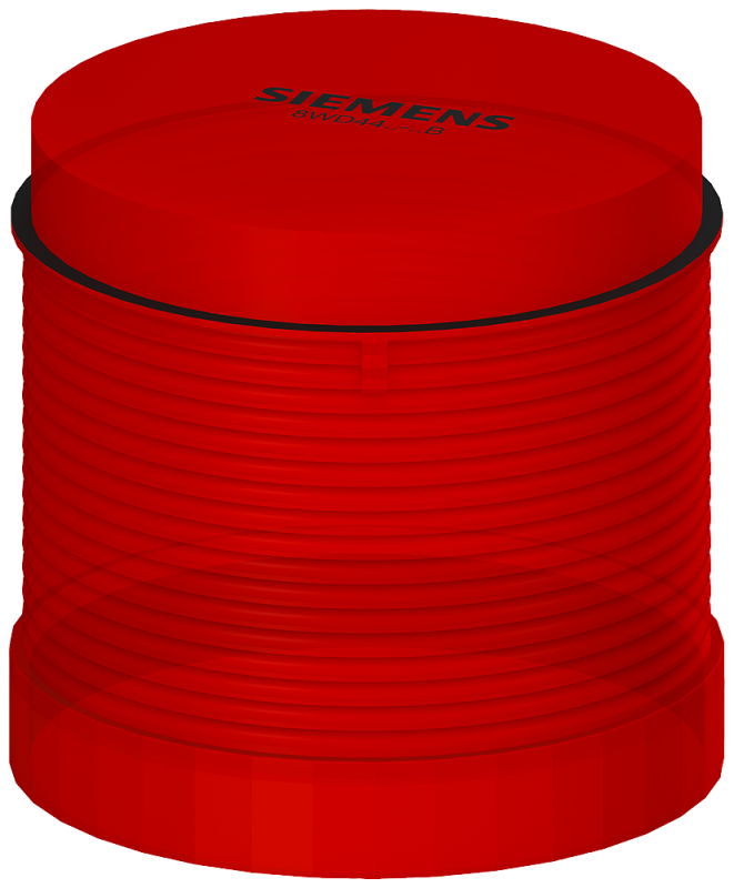 Baliza Col C/Lamp Rojo 24Vdc