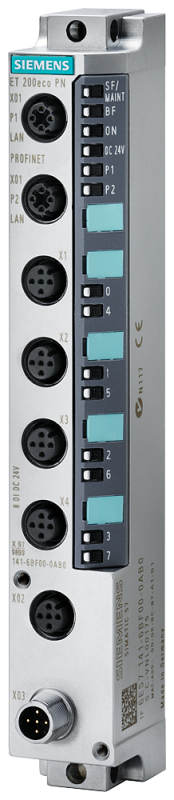 Em 8 Do 24V Dc/13A; 4 X M12