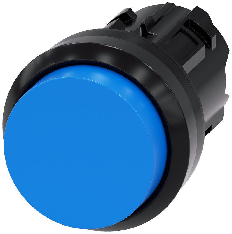 Puls Saliente Plastico Azul