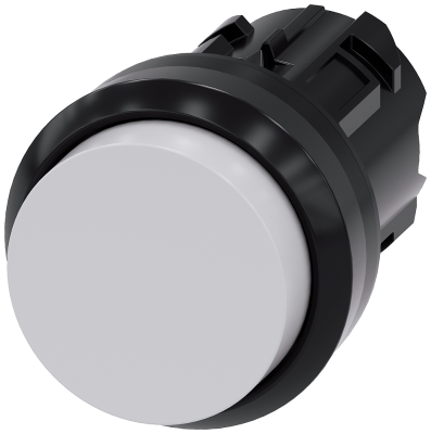 Puls Saliente Plastico Blanco