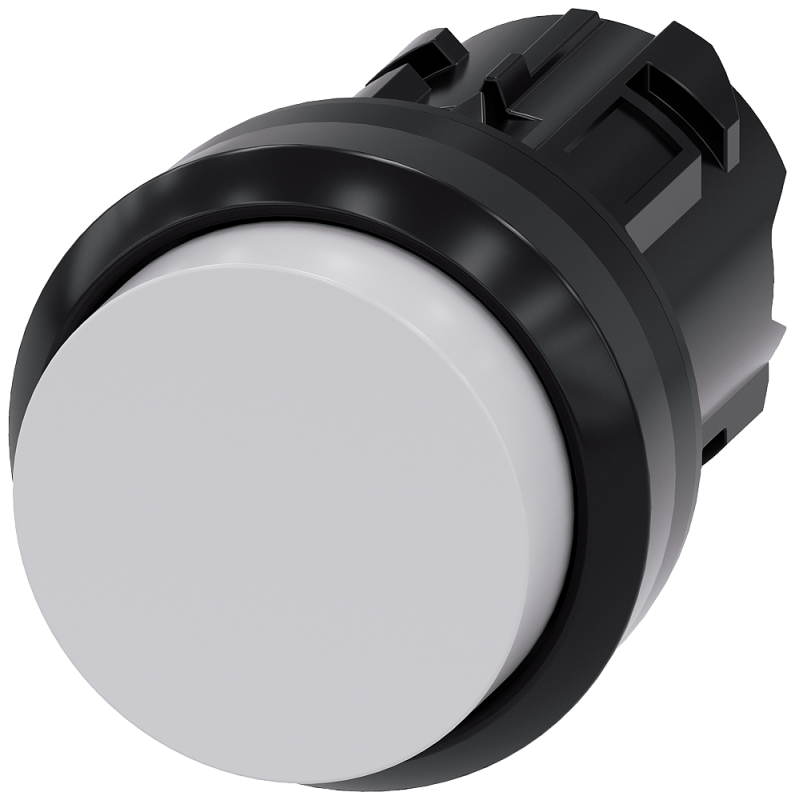 Puls Saliente Plastico Blanco