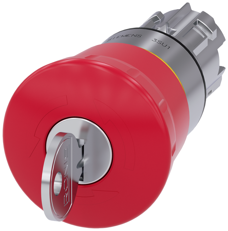 Pulsador Golpe Metalico Rojo