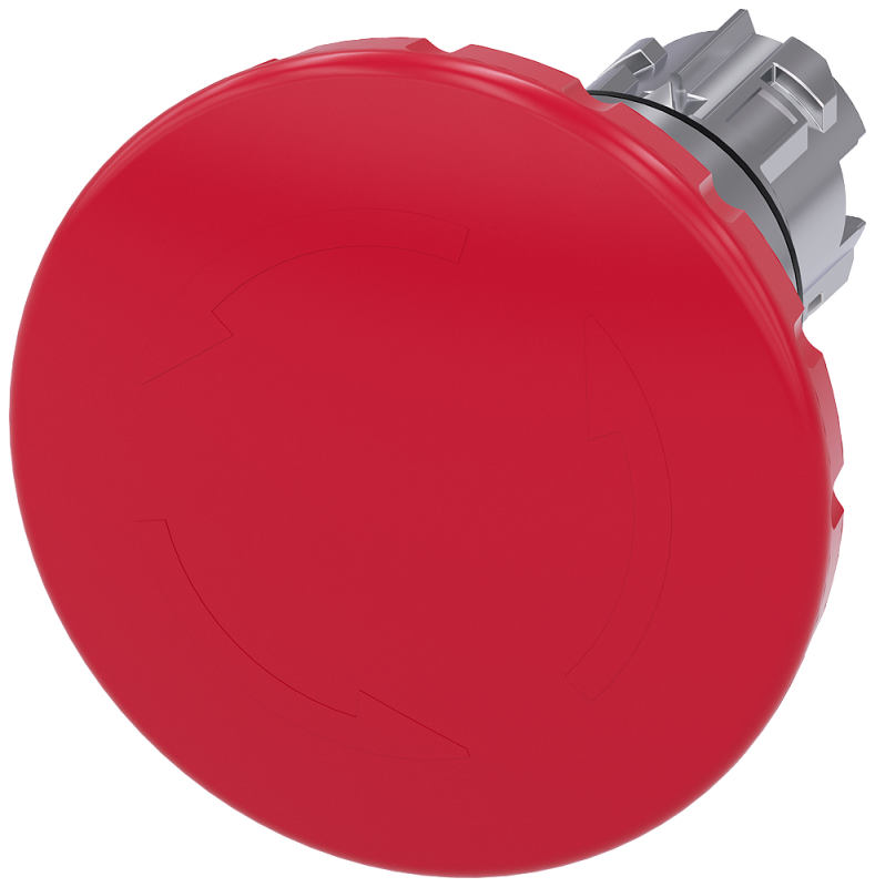 Pulsador Golpe Metalico Rojo