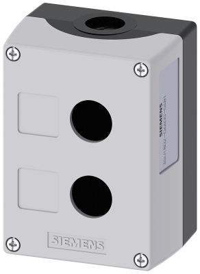 Caja Plastica Vacía Gris P/2E