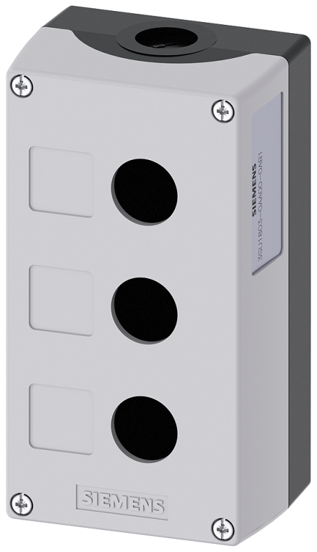 Caja Plastica Vacía Gris P/3E