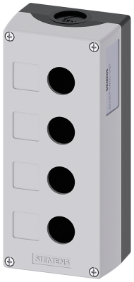 Caja Plastica Vacía Gris P/4E