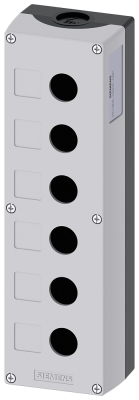 Caja Plastica Vacía Gris P/6E