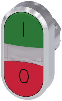 Botonera Doble Ras Verde/Rojo