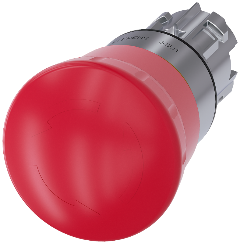 Puls Golpe Ø40Mm Rojo Pul/Gira