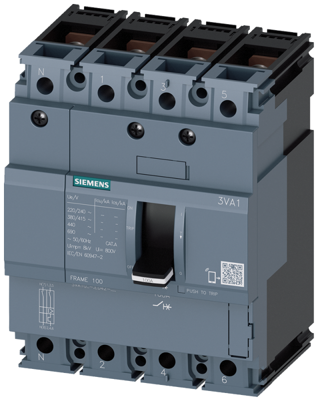 Int Comp 100A 4P 16Ka 100A