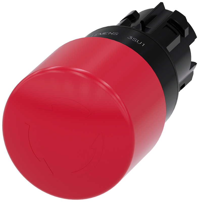 Puls Golpe Ø30Mm Rojo Pul/Gir