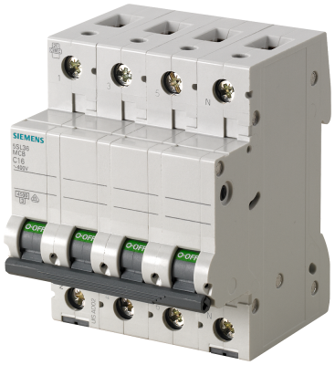 Int Term 50A 4,5Ka C/C Trip+N