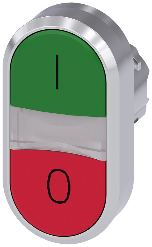 Botonera Doble Ras Verde/Rojo