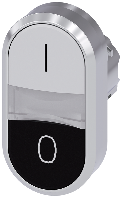 Botonera Doble Ras Bco/Negro