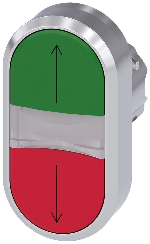 Botonera Doble Ras Verde/Rojo