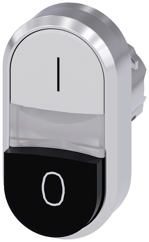 Botonera Doble Sal Bco/Negro