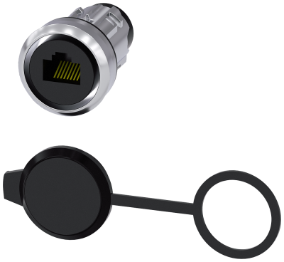 Puerto Rj45 Ip69K  Metal Ngr