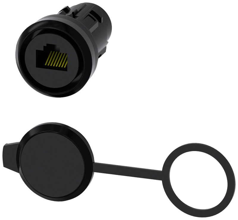 Puerto Rj45 Ip69K Plast Ngr