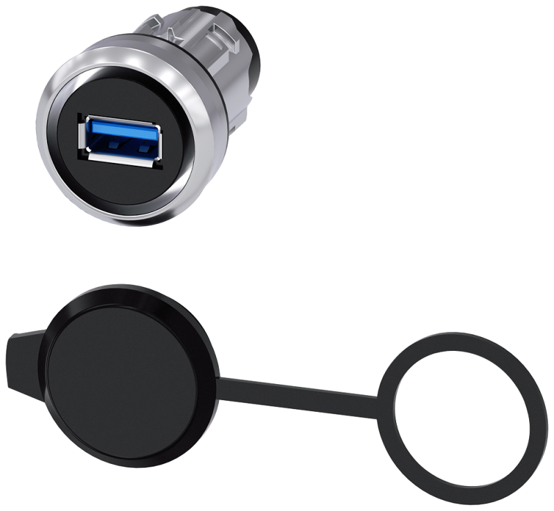 Puerto Usb 3.0 Ip69K Metal Ngr