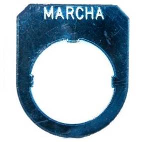 Etiqueta Marcha P/D22