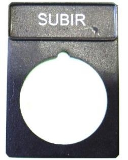 Etiqueta Subir P/Rm-Rp D22