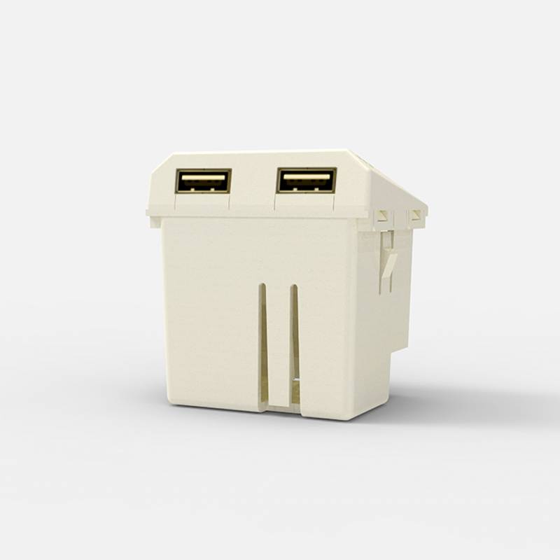 Modulo Usb Doble 220V Bco 3,1A