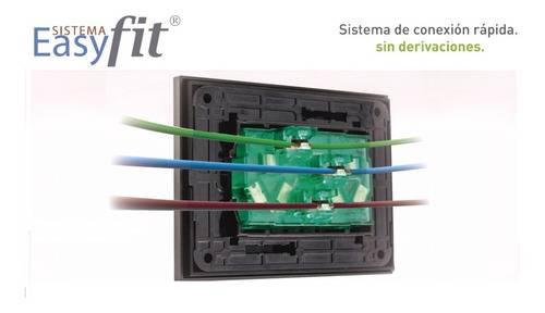 Toma C/N Doble S/Obturador Bco