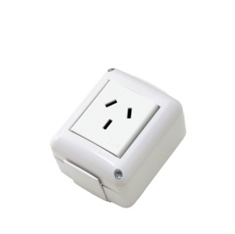 Toma 20 Amp 2 Mod Blanco