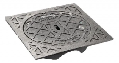 Caja Insp Fundicion Gris 15X15