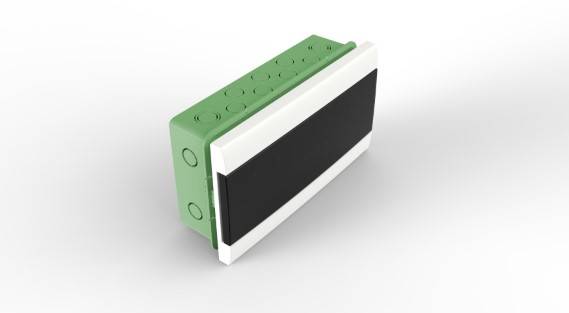Caja De Embutir P/8M Pta Fume