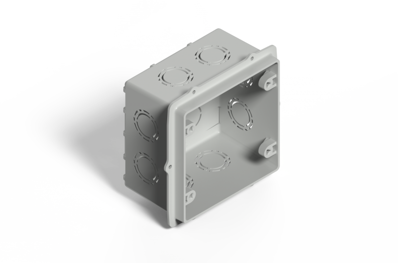 Caja Ext Tm 8 Bocas S/Tapa Gr