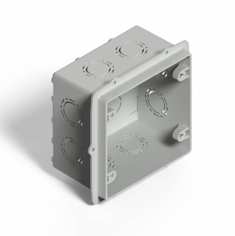 Caja Emb Cuadrada C/O Plastica