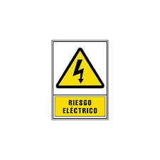 Etiqueta Riesgo Elect 55X75