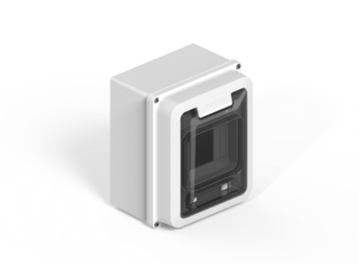 Caja Ip65 P/4P Din Bco