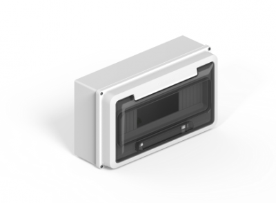 Caja Ip65 P/12P Din  Bco