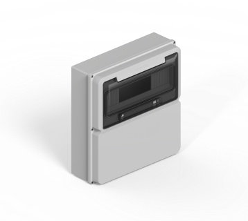 Caja Ip65 P/12P Din+1M Ciego
