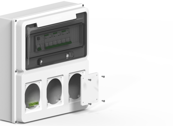 Caja Ip65 P/12P Din+1M P/3 Tom
