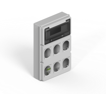 Caja Ip65 P/12P Din+2M P/6 Tom