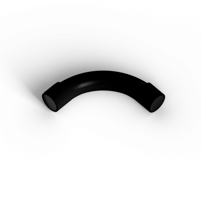 Curva Para Tubo Nera 22Mm