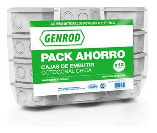 Pack X12U Cajas Embutir Oct