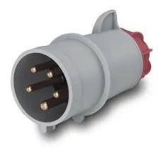 Ficha Macho 3+N+T 16 Amp.