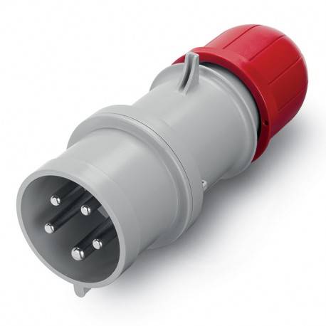 Ficha Ip44 3P+N+T 16A 380V 6H